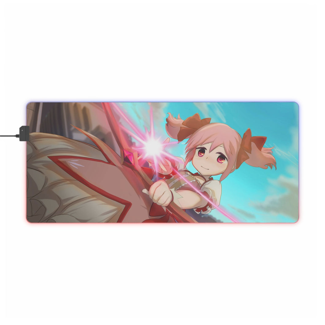 Puella Magi Madoka Magica Madoka Kaname RGB LED Mouse Pad (Desk Mat)