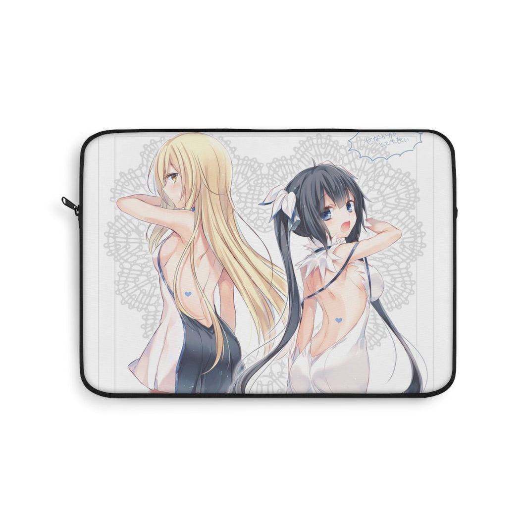 Aiz and Hestia Laptop Sleeve