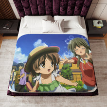 Load image into Gallery viewer, Clannad Tomoya Okazaki, Fuuko Ibuki Sherpa Blanket
