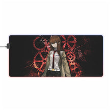 Load image into Gallery viewer, Makise Kurisu RGB LED Mouse Pad (Desk Mat)
