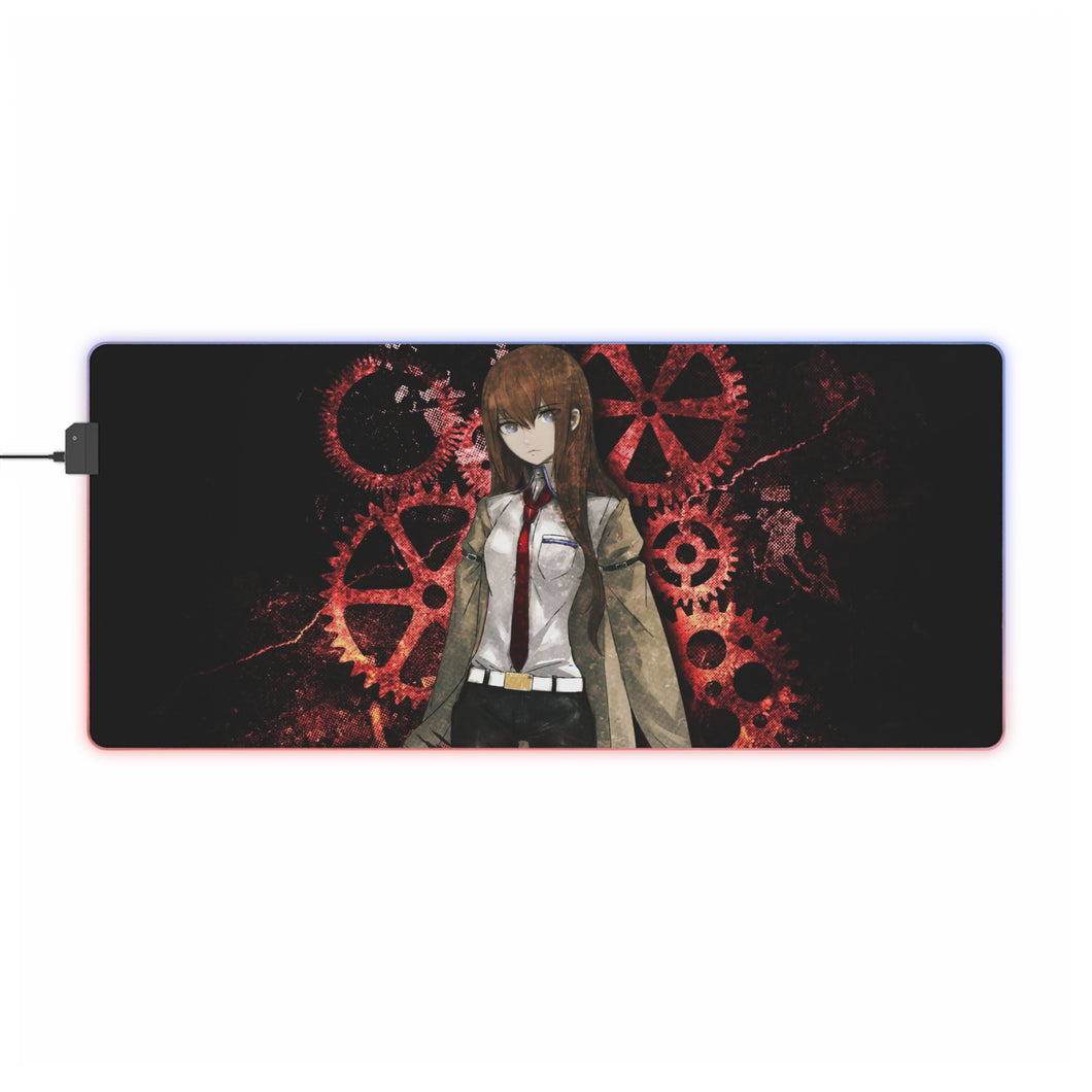 Makise Kurisu RGB LED Mouse Pad (Desk Mat)