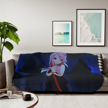 Load image into Gallery viewer, Anime Guilty Crown Sherpa Blanket
