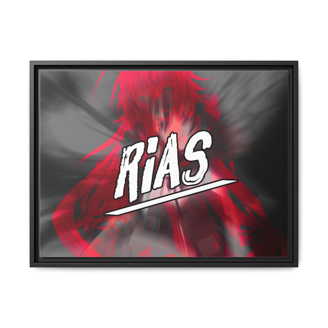 High School DxD Rias Gremory Canvas Framed Art Print