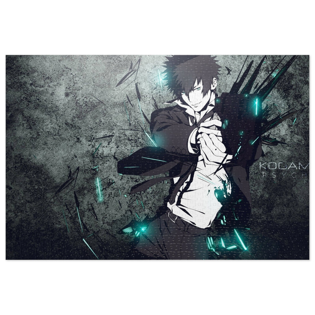Shinya Kogami With His dominator Jigsaw Puzzle
