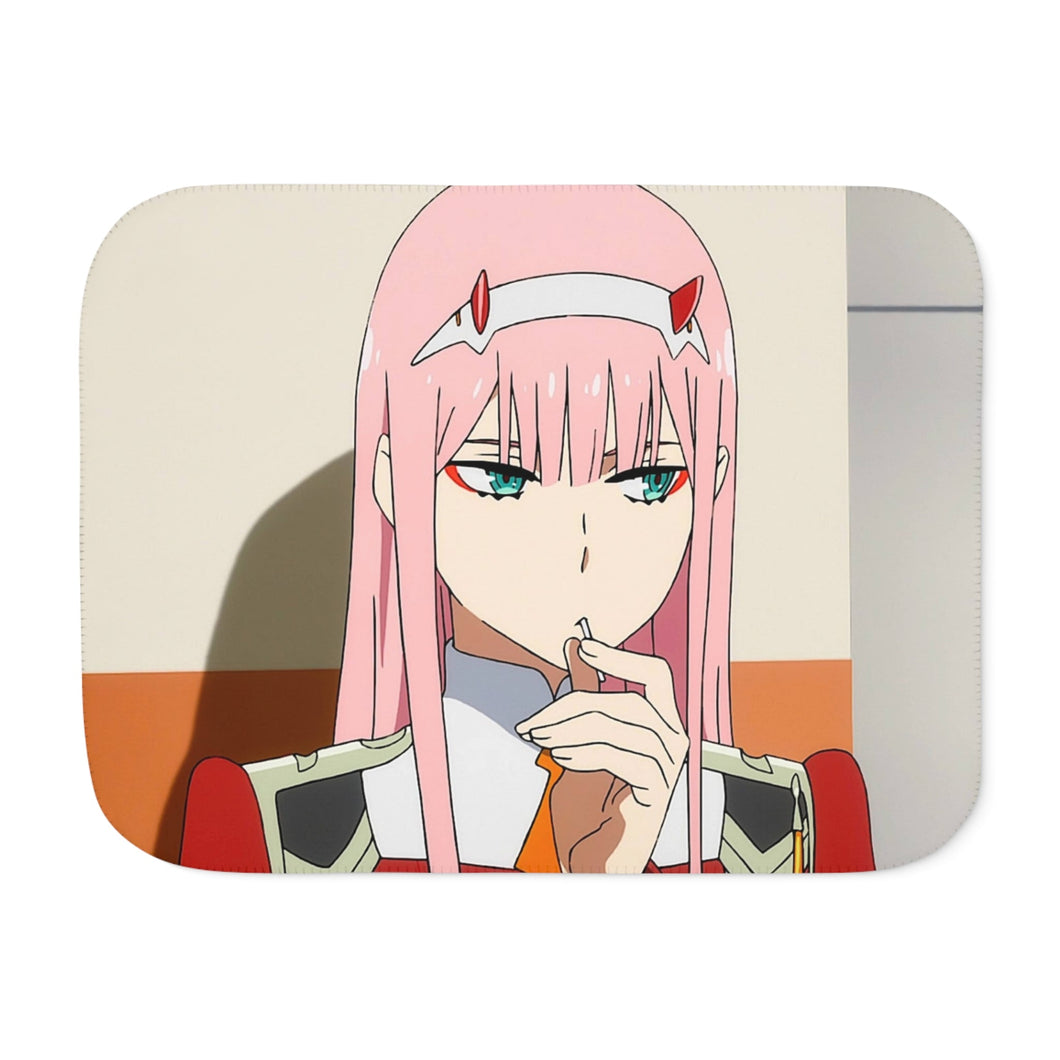 Dead Stare Sherpa Blanket