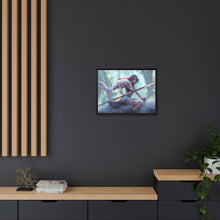 Load image into Gallery viewer, Anime Princess Mononoke Canvas Framed Art Print
