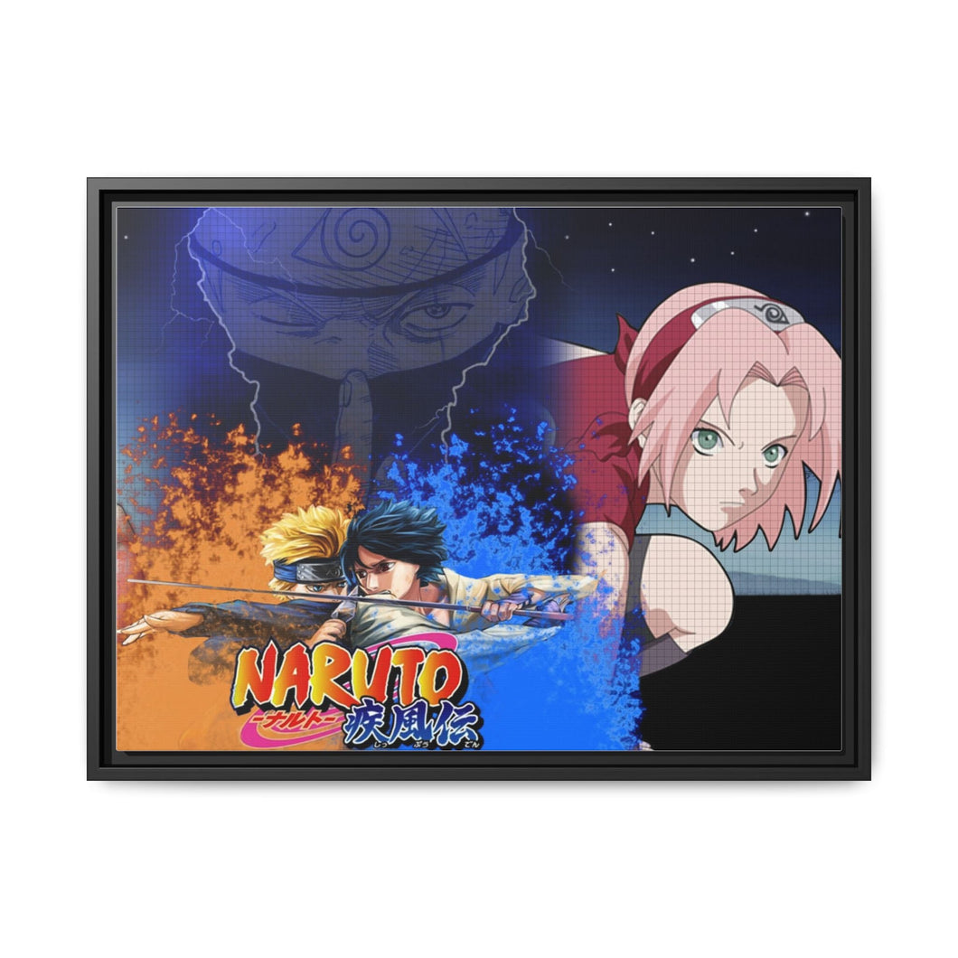 Anime Naruto Canvas Framed Art Print