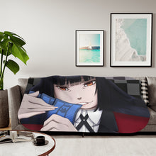 Load image into Gallery viewer, Kakegurui Yumeko Jabami Sherpa Blanket
