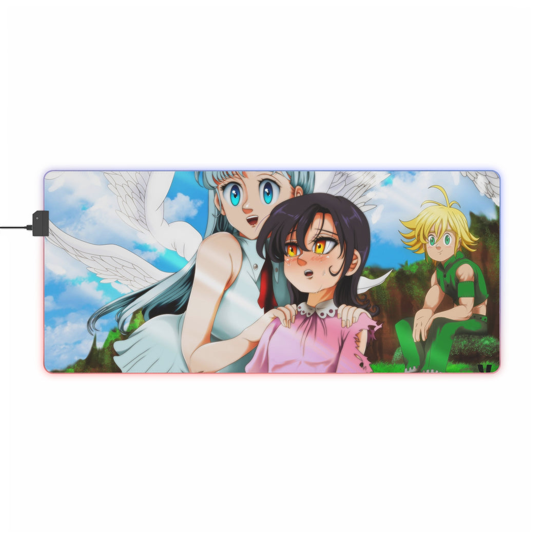 Elizabeth and Merlin RGB LED Mouse Pad (Desk Mat)