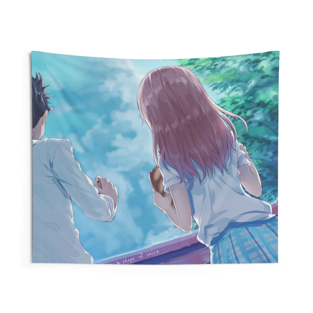 a shape of voice Indoor Wall Tapestry