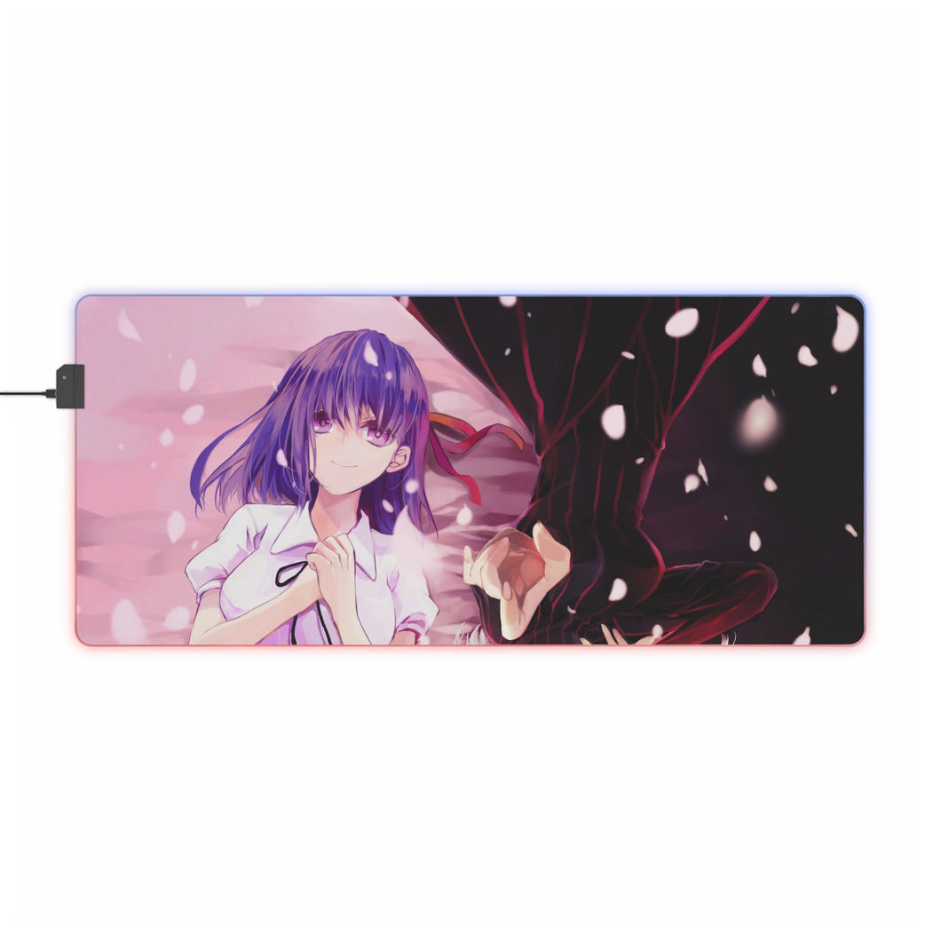 Dark Sakura Sakura Matou RGB LED Mouse Pad (Desk Mat)