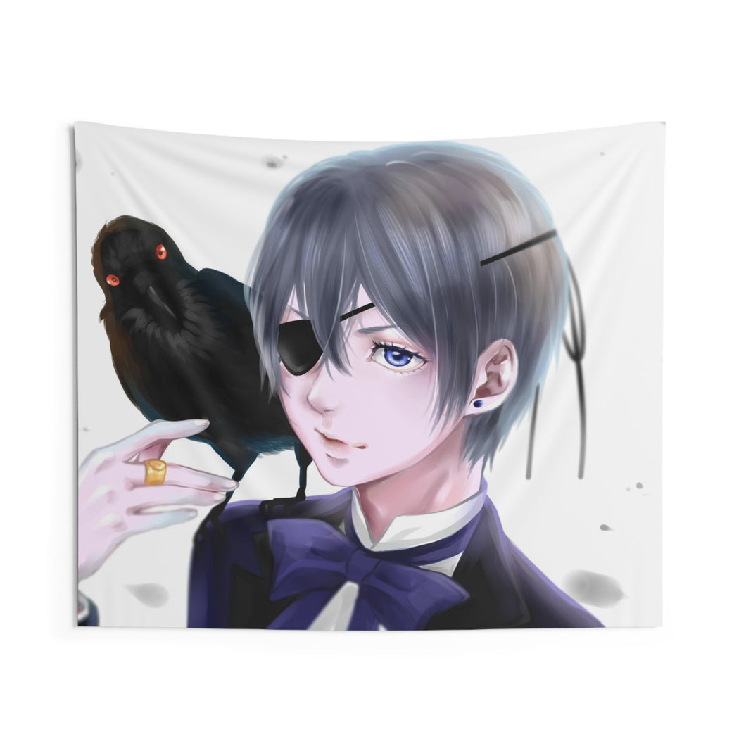 Black Butler Indoor Wall Tapestry