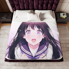 Load image into Gallery viewer, Eru Chitanda Glowing eyes Sherpa Blanket
