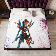 Load image into Gallery viewer, Anime Kill La Kill Sherpa Blanket
