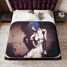 Load image into Gallery viewer, Anime Neon Genesis Evangelion Sherpa Blanket
