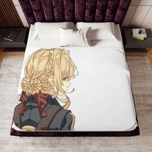 Load image into Gallery viewer, Violet Evergarden Sherpa Blanket
