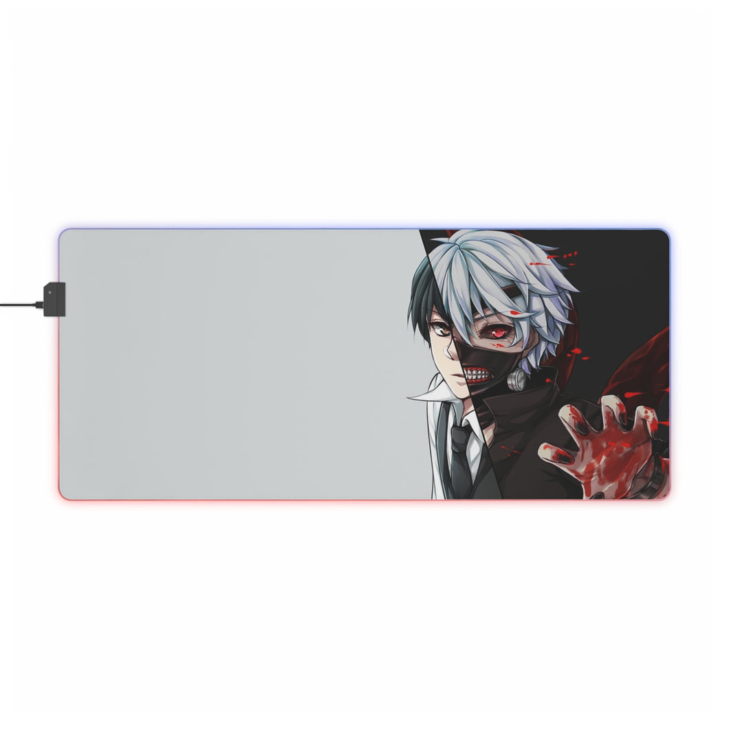 Tokyo Ghoul Ken Kaneki RGB LED Mouse Pad (Desk Mat)