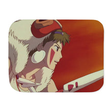 Load image into Gallery viewer, Anime Princess Mononoker Sherpa Blanket
