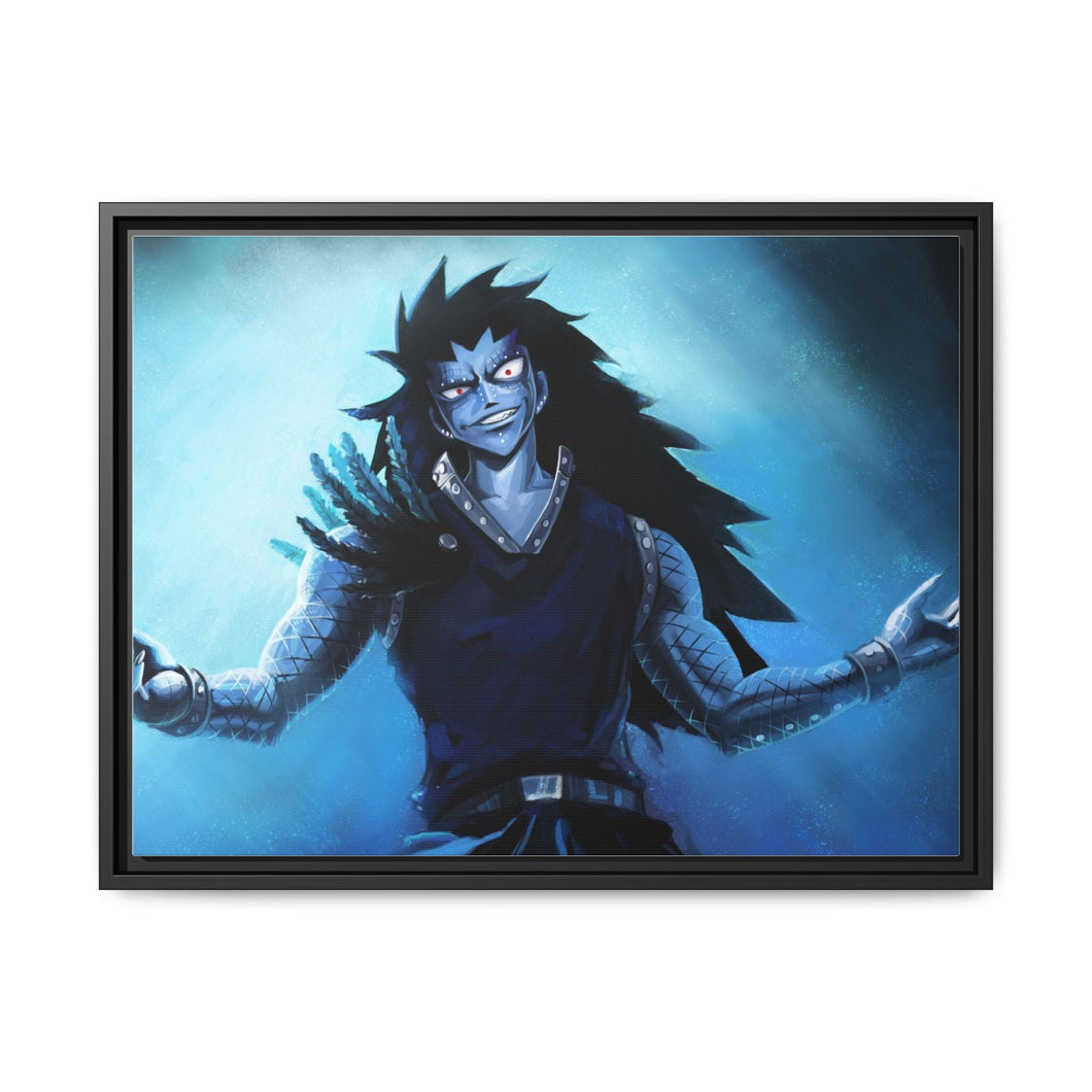 Gajeel Redfox Canvas Framed Art Print