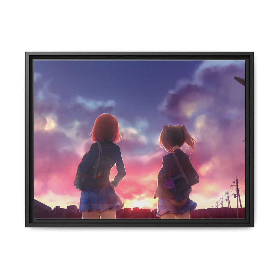 Anime Love Live! Canvas Framed Art Print