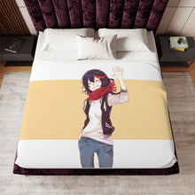 Load image into Gallery viewer, Anime Kill La Kill Sherpa Blanket
