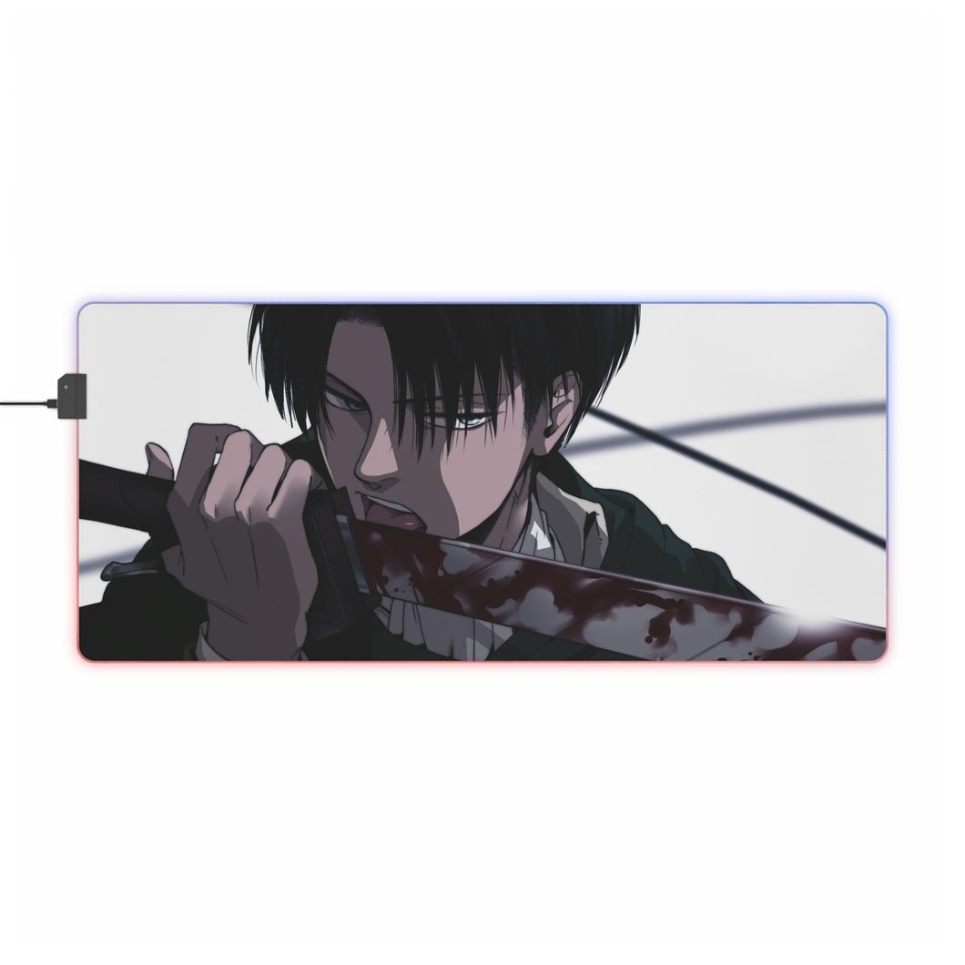 Anime Attack On Titan RGB LED Mouse Pad (Desk Mat)