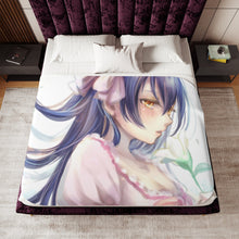 Load image into Gallery viewer, Love Live! Umi Sonoda Sherpa Blanket

