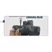 Load image into Gallery viewer, Girls und Panzer RGB LED Mouse Pad (Desk Mat)
