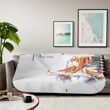 Load image into Gallery viewer, Asuna and Kiroto (Sword Art Online) Sherpa Blanket
