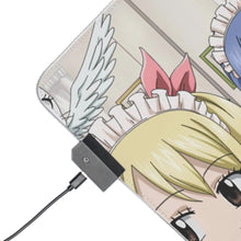 Load image into Gallery viewer, Fairy Tail Natsu Dragneel, Erza Scarlet, Gray Fullbuster, Lucy Heartfilia, Happy RGB LED Mouse Pad (Desk Mat)
