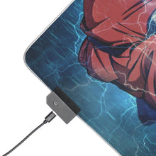 Load image into Gallery viewer, Super Goku and Super Vegeta RGB LED Mouse Pad (Desk Mat)
