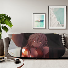 Load image into Gallery viewer, Anime Guilty Crown Sherpa Blanket
