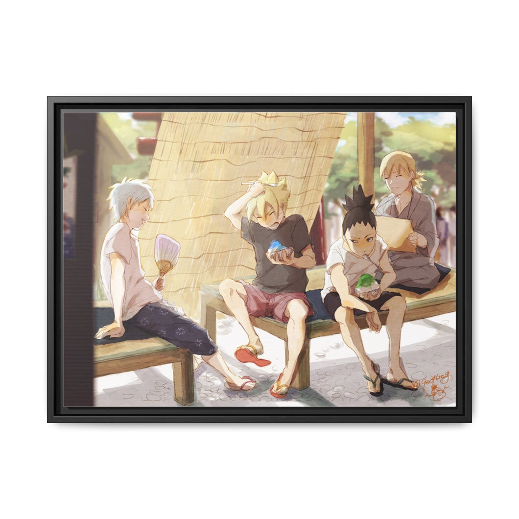 Boruto Canvas Framed Art Print