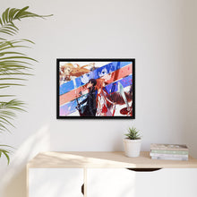 Load image into Gallery viewer, Kirito and Asuna Canvas Framed Art Print
