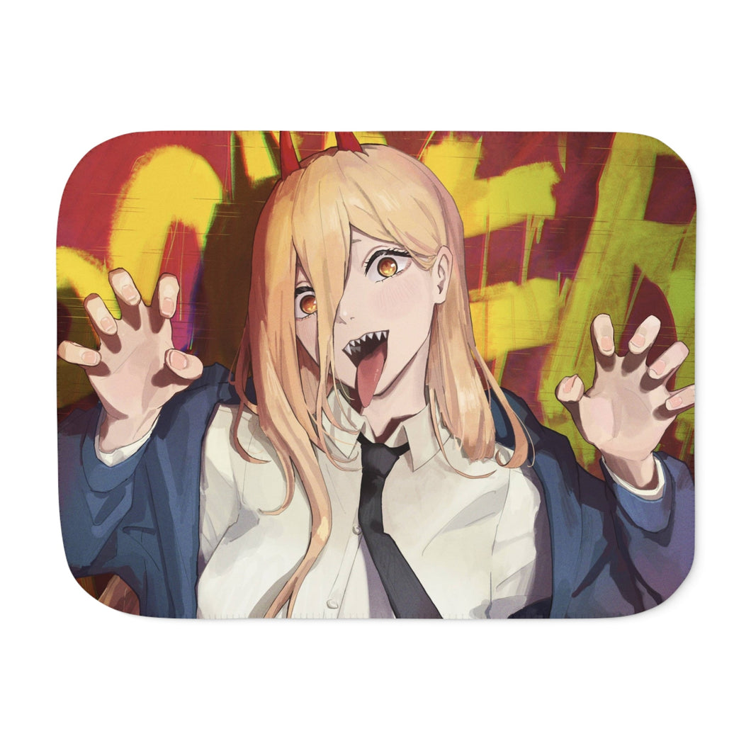 Anime Chainsaw Man Sherpa Blanket