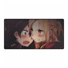 Load image into Gallery viewer, Kirito and Asuna Mouse Pad (Desk Mat)

