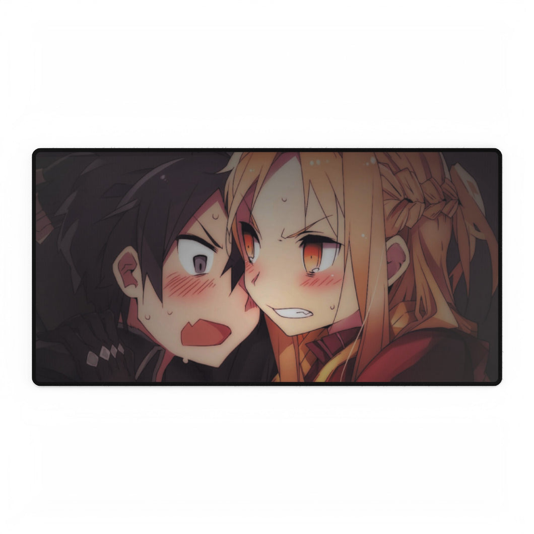 Kirito and Asuna Mouse Pad (Desk Mat)