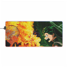 Load image into Gallery viewer, Deku vs Todoroki RGB LED Mouse Pad (Desk Mat)
