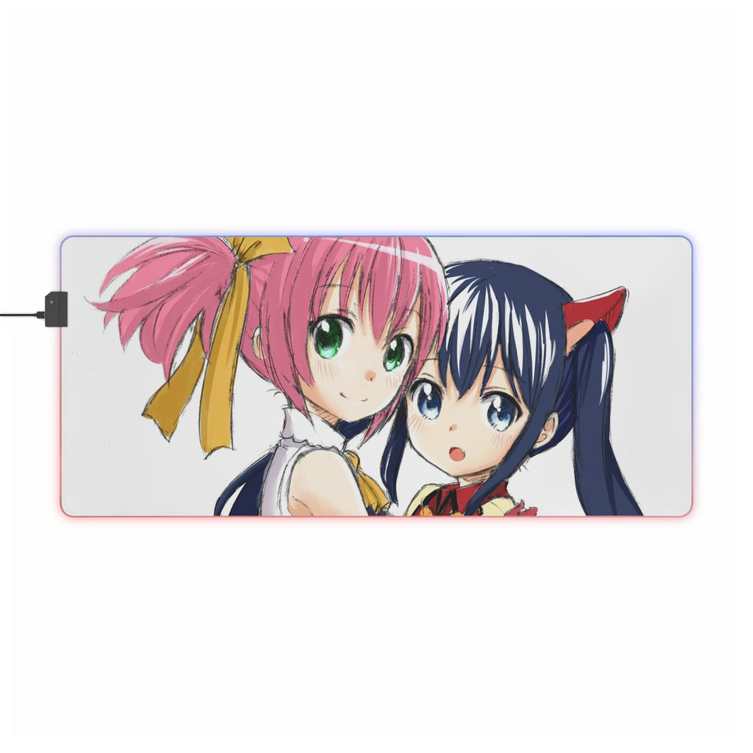 Fairy Tail Wendy Marvell RGB LED Mouse Pad (Desk Mat)