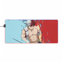Load image into Gallery viewer, Shouto Todoroki RGB LED Mouse Pad (Desk Mat)
