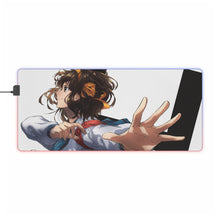 Load image into Gallery viewer, The Melancholy Of Haruhi Suzumiya RGB LED Mouse Pad (Desk Mat)
