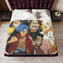 Load image into Gallery viewer, Anime Tengen Toppa Gurren Lagann Sherpa Blanket
