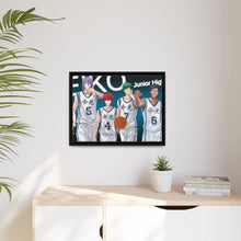 Load image into Gallery viewer, Kuroko's Basketball Tetsuya Kuroko, Daiki Aomine, Atsushi Murasakibara Canvas Framed Art Print
