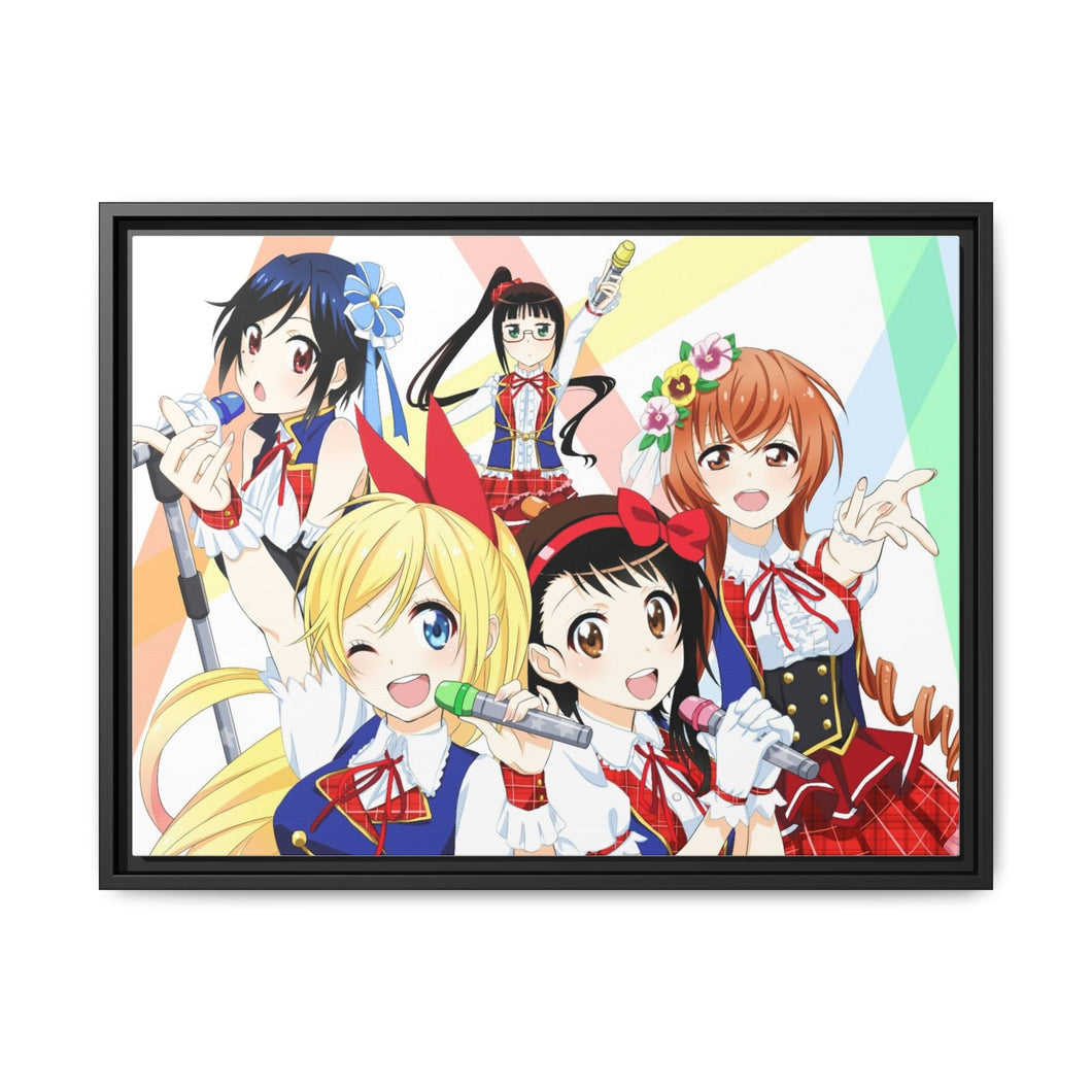 Anime Nisekoi Canvas Framed Art Print