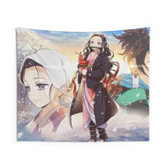Nezuko Kamado Tanjiro Kamado Indoor Wall Tapestry