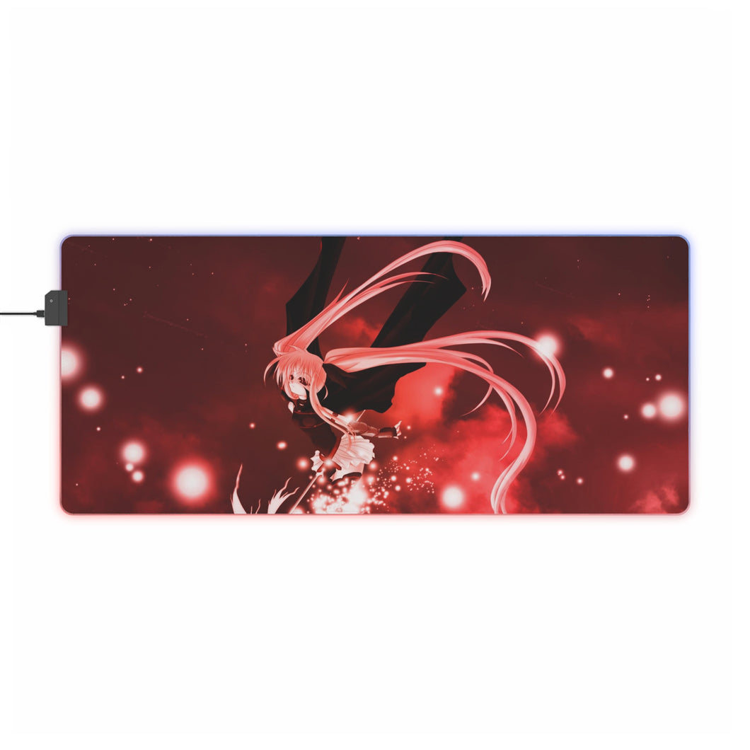 Magical Girl Lyrical Nanoha RGB LED Mouse Pad (Desk Mat)