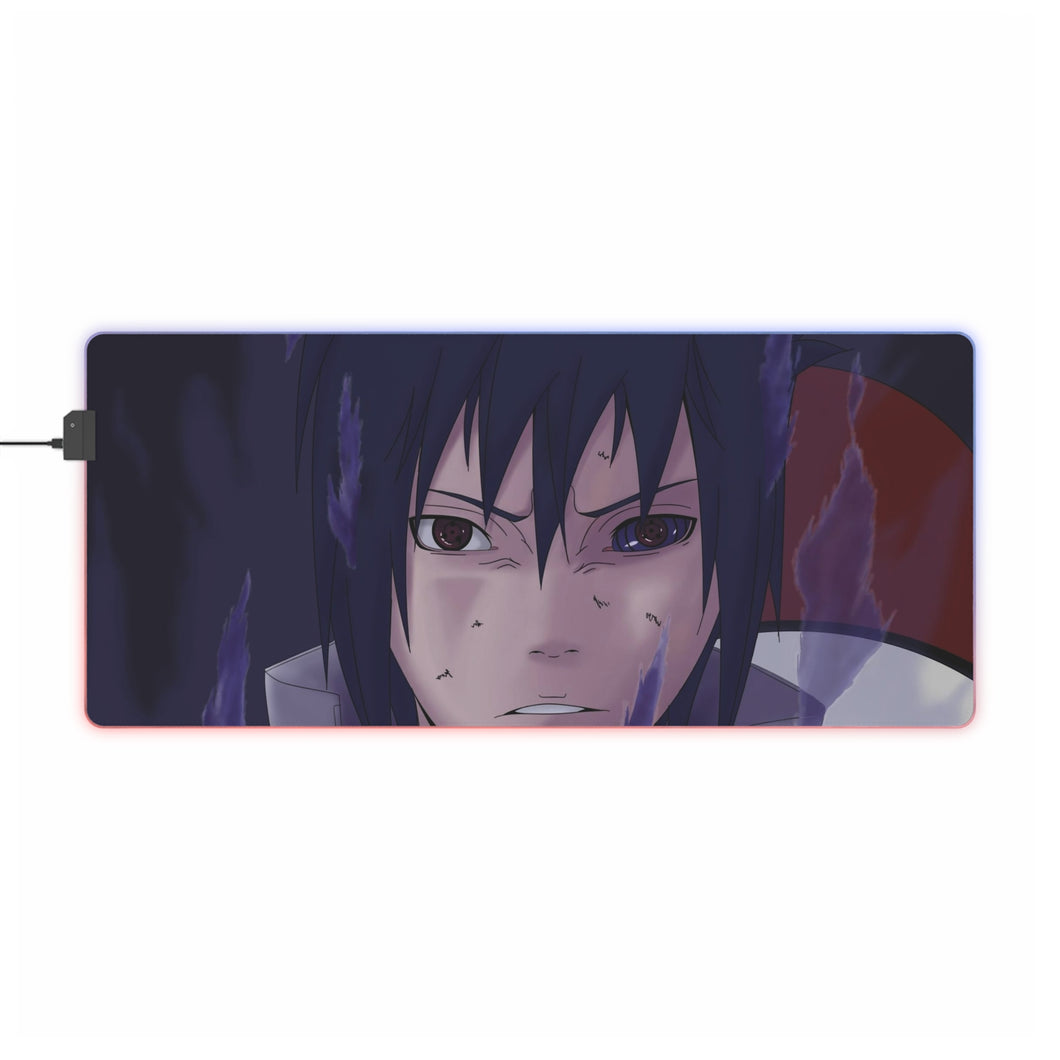 Sasuke Uchiha RGB LED Mouse Pad (Desk Mat)