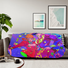 Load image into Gallery viewer, Josuke and Giorgio Sherpa Blanket
