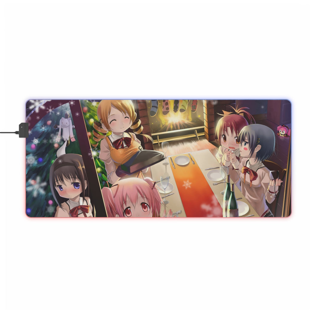 Puella Magi Madoka Magica RGB LED Mouse Pad (Desk Mat)