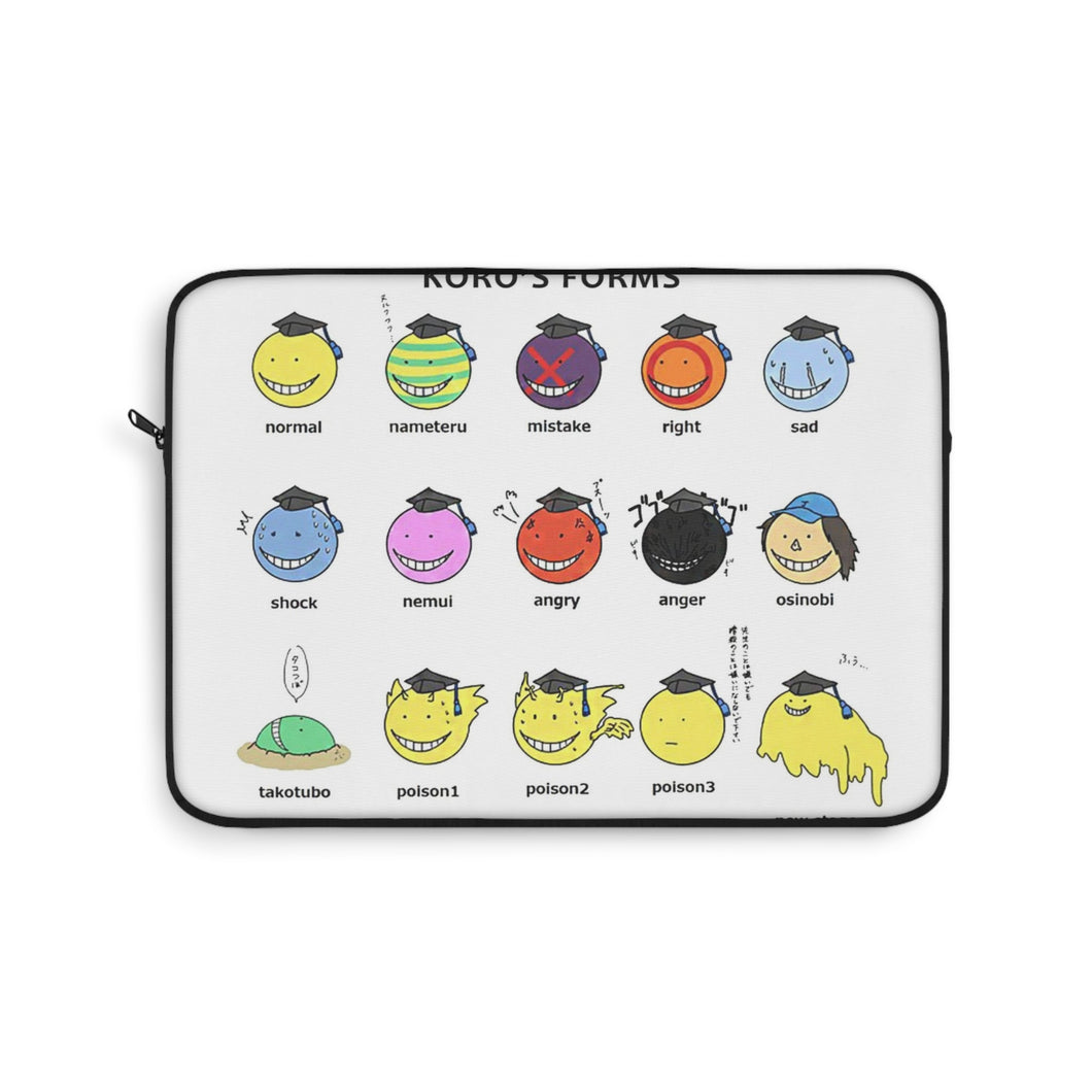 Koro-sensei's forms Laptop Sleeve